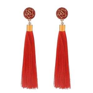 New!!! Lovely 🥰 Red Tassel Earrings 😘